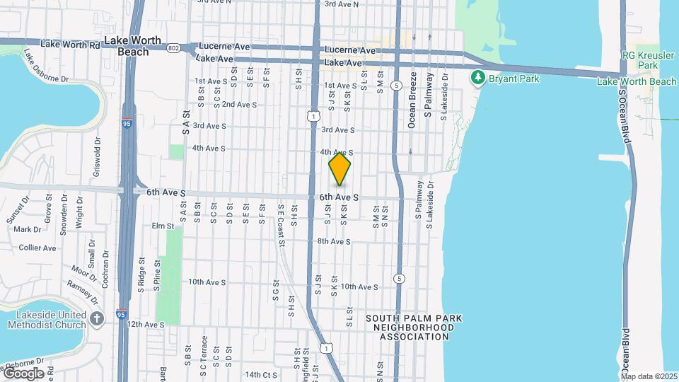 523 S K St Map and Location Details