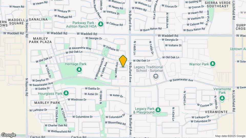14760 W Surrey Dr Mapa y Detalles de la Ubicación