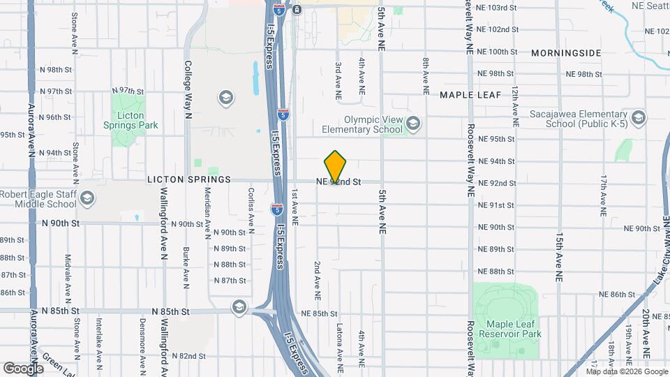 223 NE 92nd St Map and Location Details