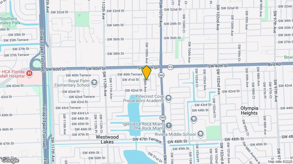 4115 SW 108th Ave Map and Location Details