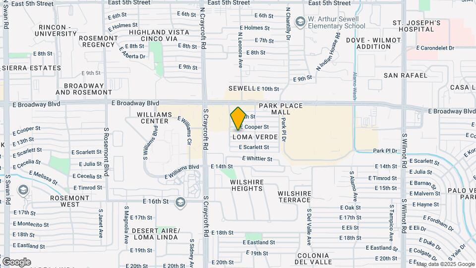 5621 E 13th St Map and Location Details