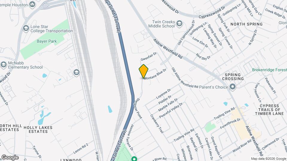 2402 Montana Blue Dr Map and Location Details