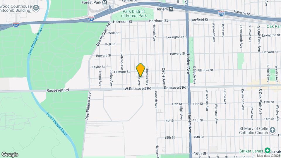 1114 Beloit Ave Map and Location Details
