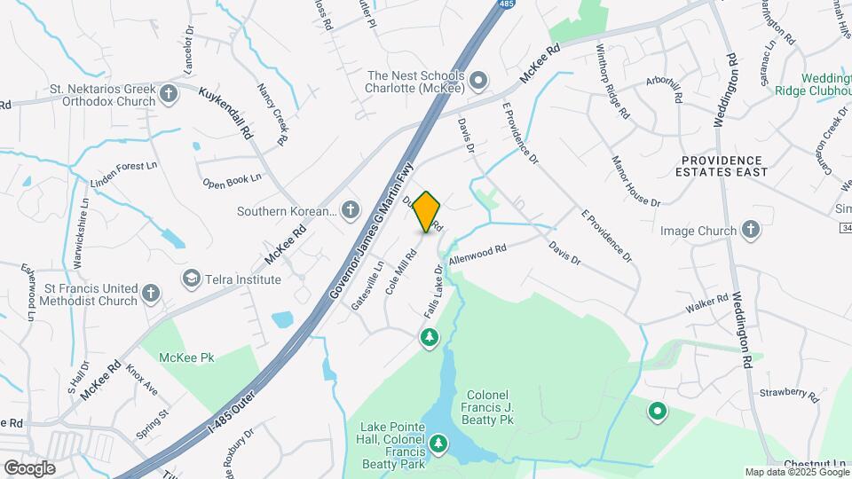 3415 Cole Mill Rd Map and Location Details