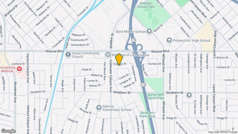 12829 Willard St Map and Location Details