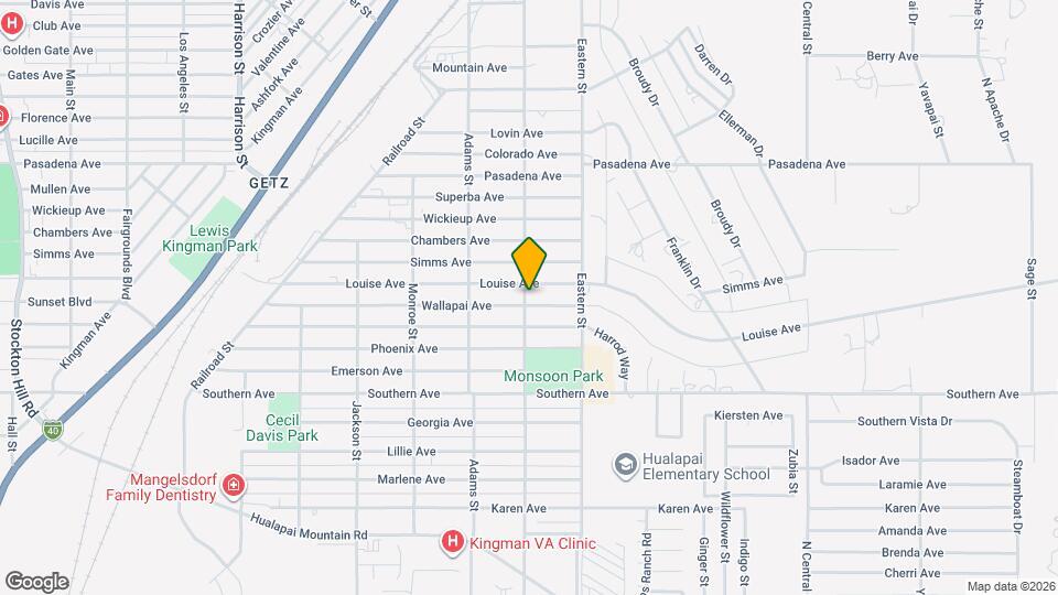 2803 Wallapai Ave Map and Location Details