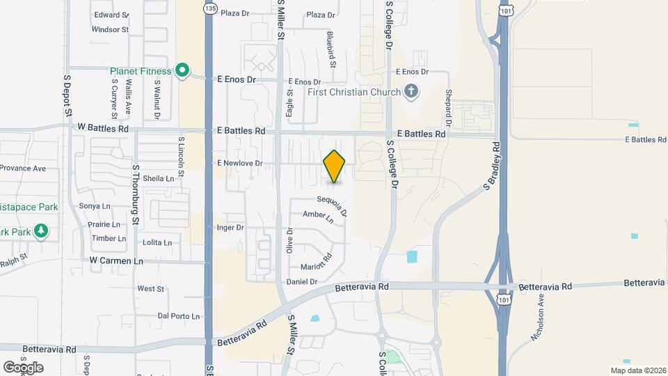 610 E Newlove Dr Map and Location Details