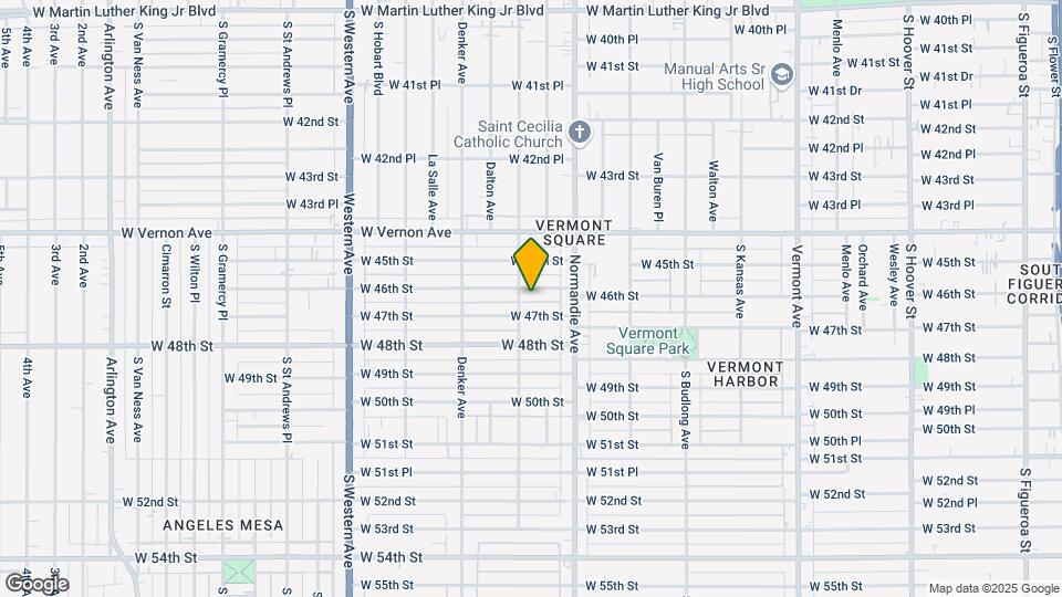 1448 W 46th St Map and Location Details