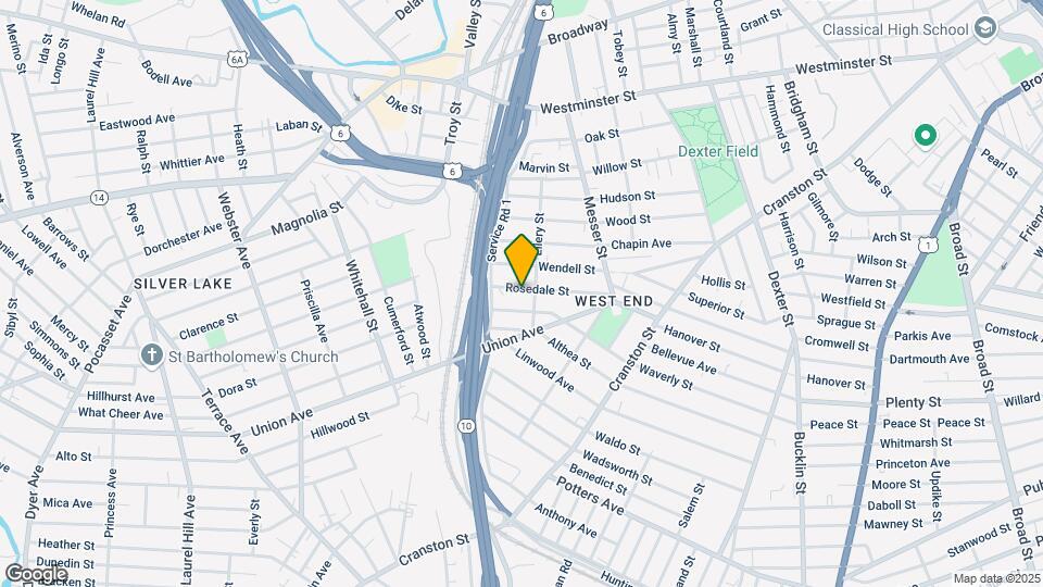 92 Rosedale St, Unit 1 Map and Location Details
