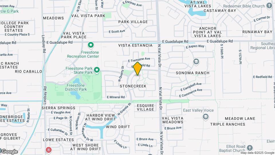 538 N Granite St Map and Location Details