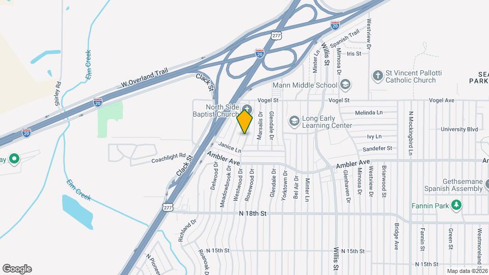 2342 Westwood Dr Map and Location Details