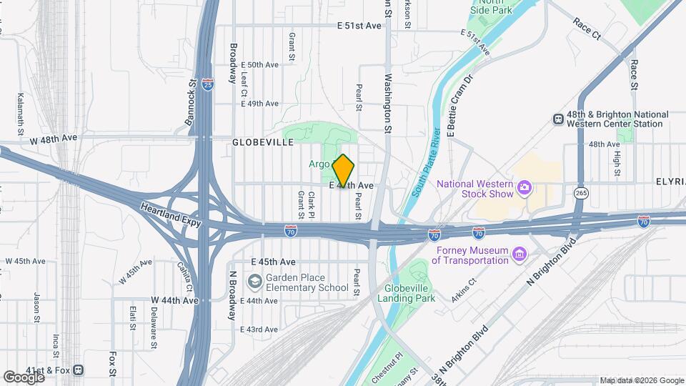 4670 Pennsylvania St, Unit B Map and Location Details