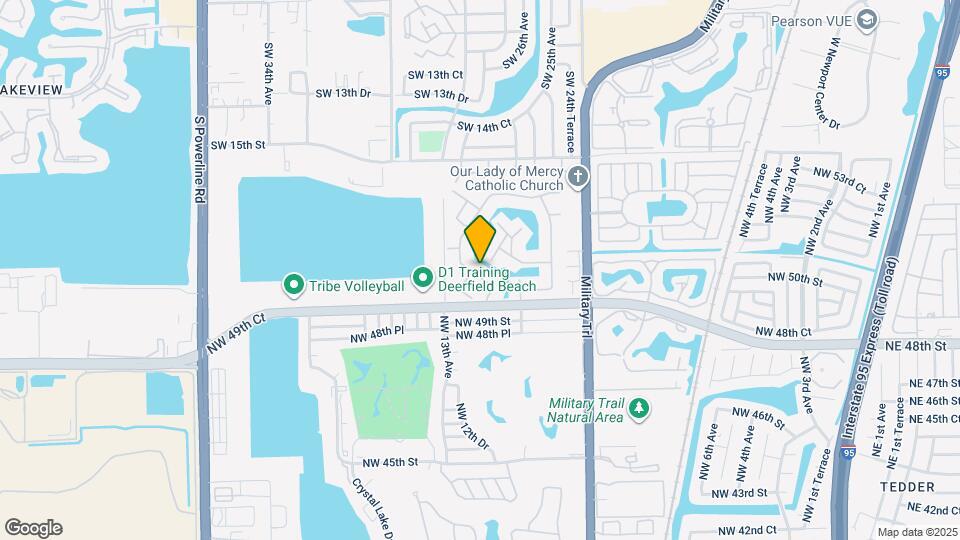 1244 W Lakes Dr Mapa y Detalles de la Ubicación