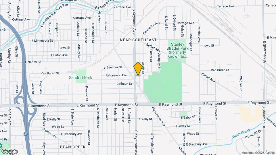 1919 S Keystone Ave Map and Location Details