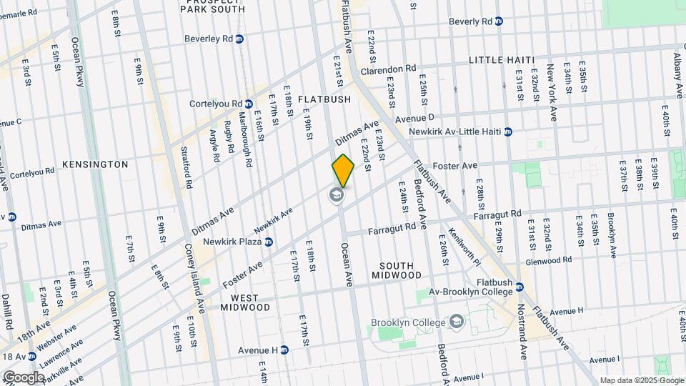 1033 Ocean Ave Mapa y Detalles de la Ubicación