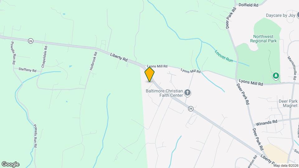 10417 Liberty Rd Map and Location Details