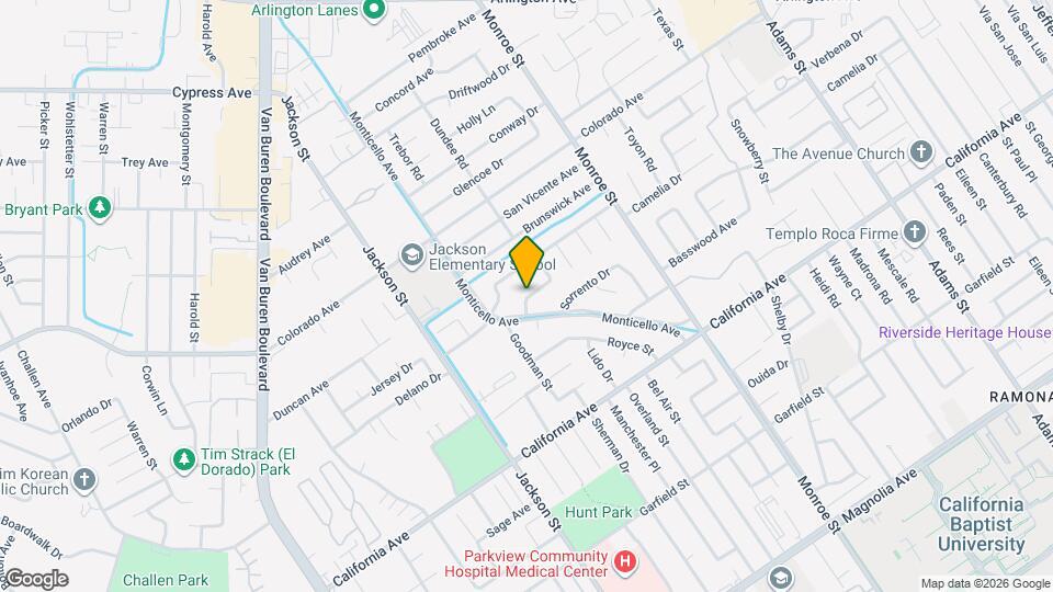8937 Patrero St Map and Location Details