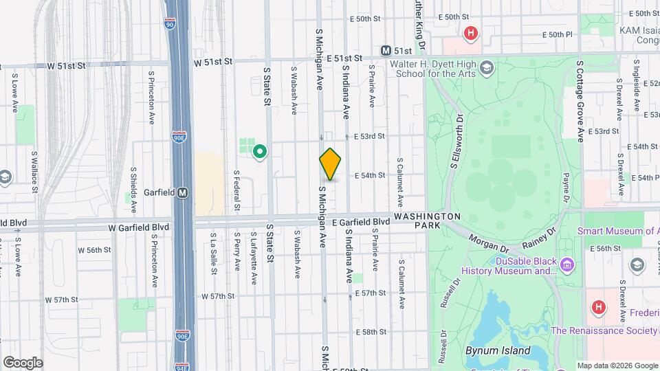 5411 S Michigan Ave, Unit 4 Mapa y Detalles de la Ubicación