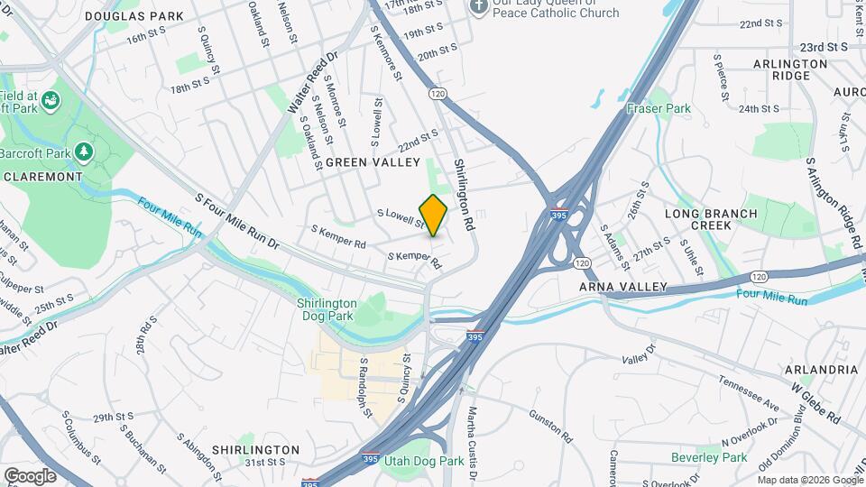 2509 S Kenmore Ct Map and Location Details