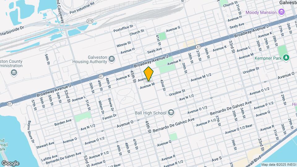4316 Avenue M Map and Location Details