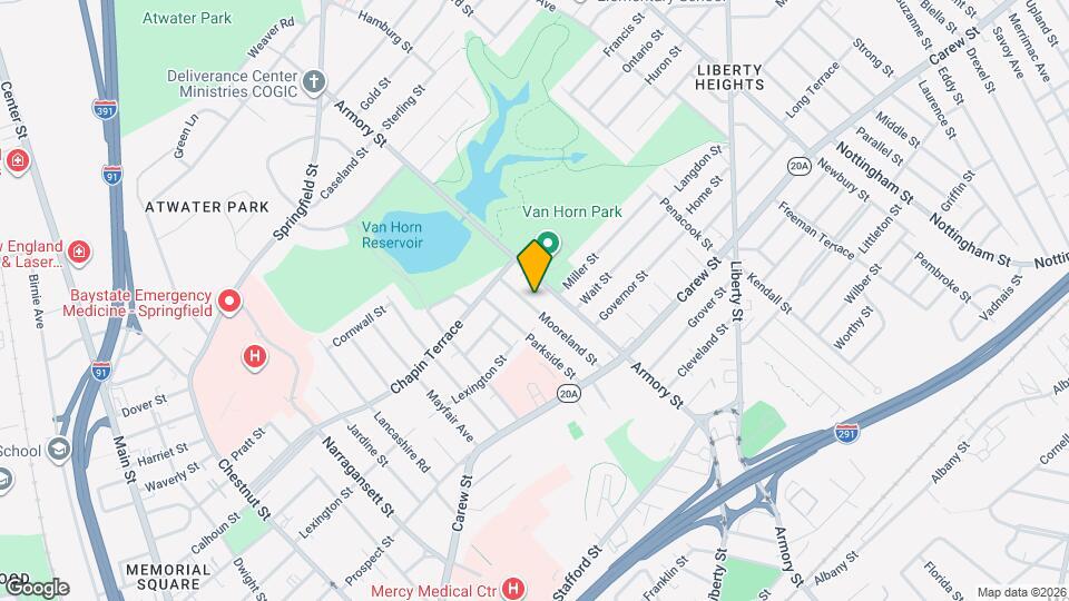 101 Mooreland St Map and Location Details