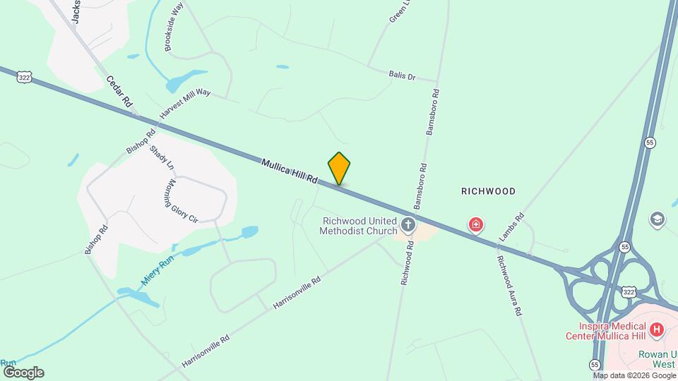 504 Mullica Hill Rd Map and Location Details