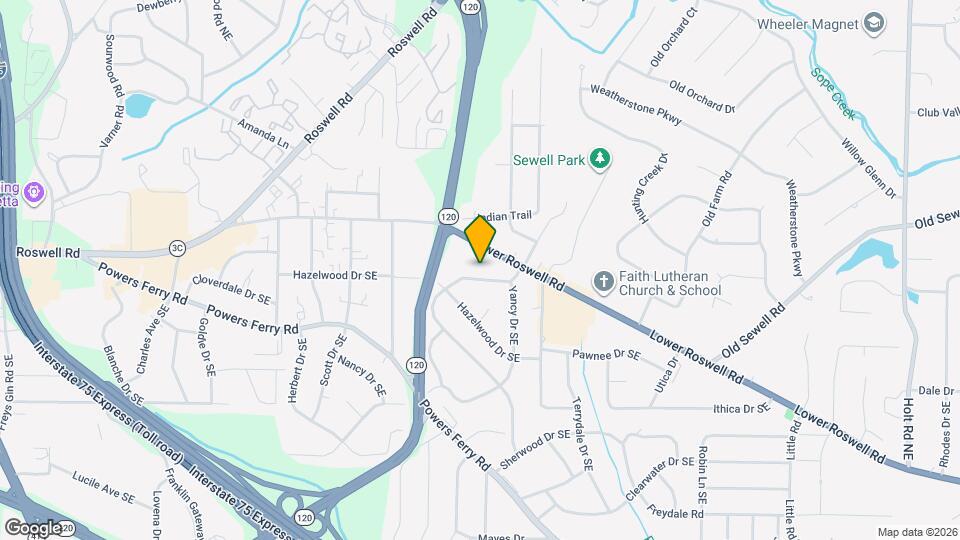 1826 Clearwater Dr SE Map and Location Details