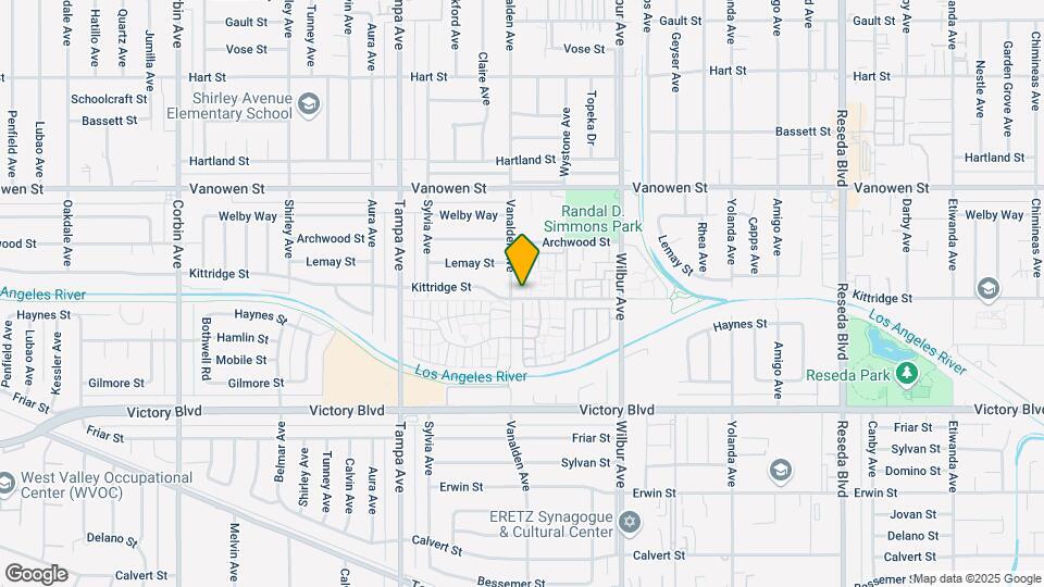 Reseda Village Green Map and Location Details