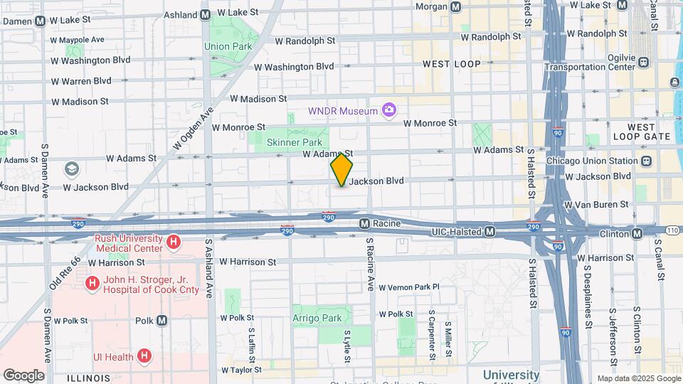 1241 W Jackson Blvd, Unit 2 Map and Location Details