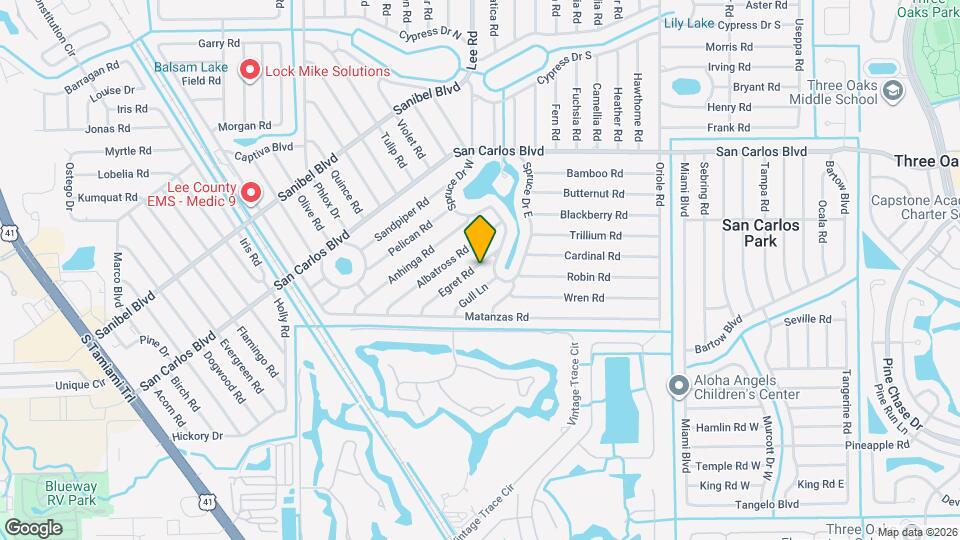 8176 Egret Rd Map and Location Details