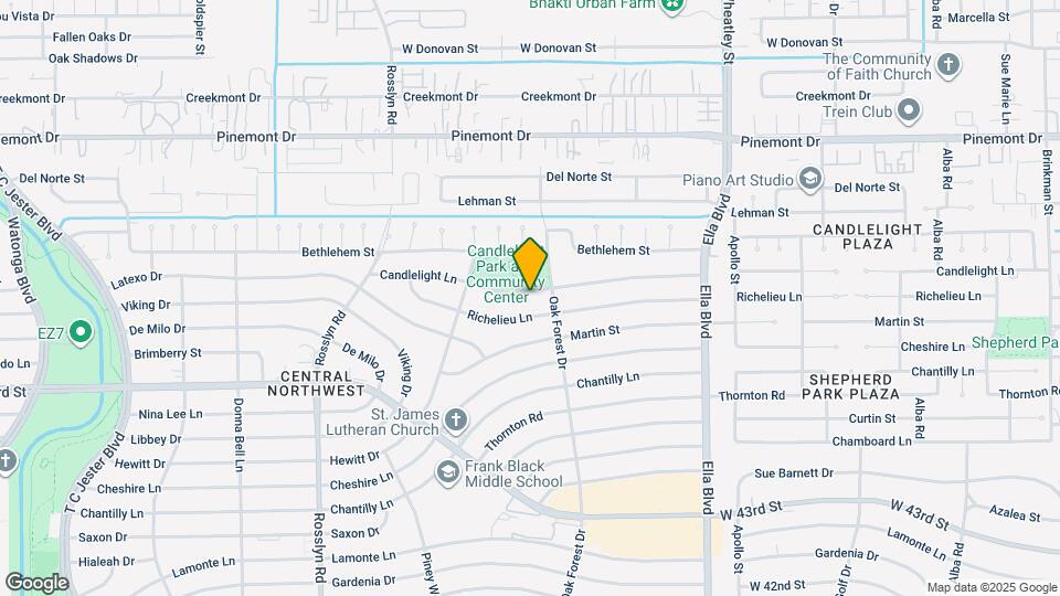 1419 Candlelight Ln Map and Location Details