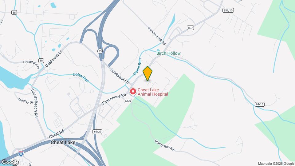 66 Twin Knobs Dr Map and Location Details