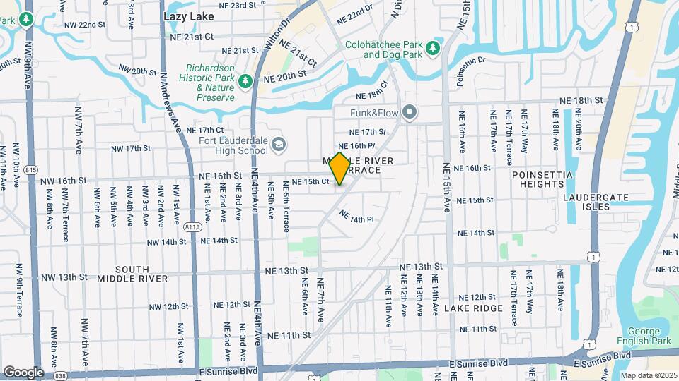 801 NE 15th St Map and Location Details