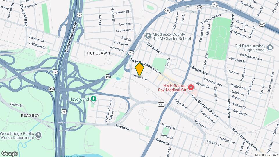 Florida Grove Arms Map and Location Details