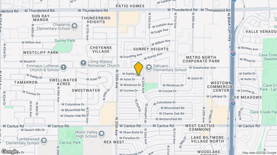 3314 W Aster Dr, Unit 127 Map and Location Details