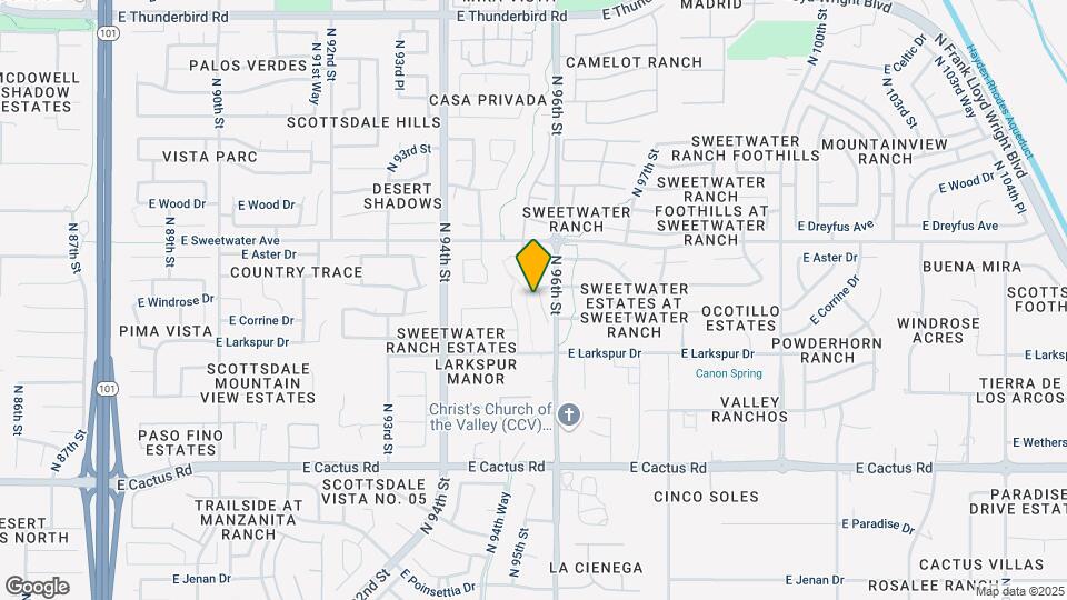 12830 N 95th Way Map and Location Details