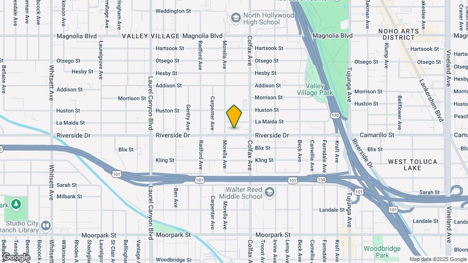 11743 Riverside Dr Mapa y Detalles de la Ubicación