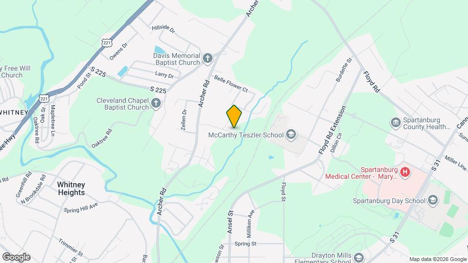 126 Bonner Rd, Unit 124 Map and Location Details