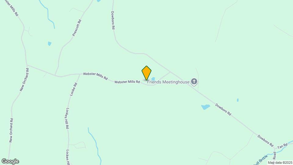 43 Webster Mills Rd Map and Location Details