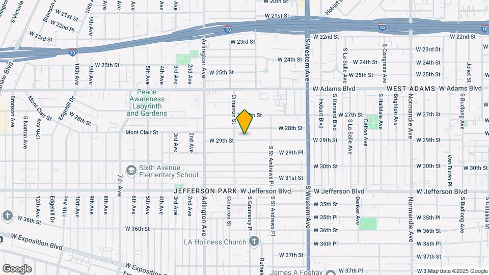 2181 W 29th St Map and Location Details