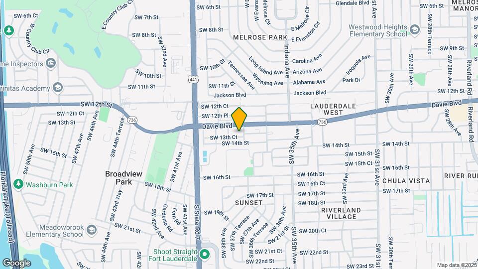 3705 SW 13th Ct Mapa y Detalles de la Ubicación
