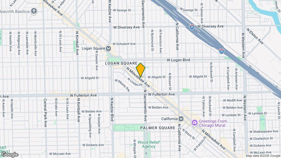 2477 N Milwaukee Ave Mapa y Detalles de la Ubicación