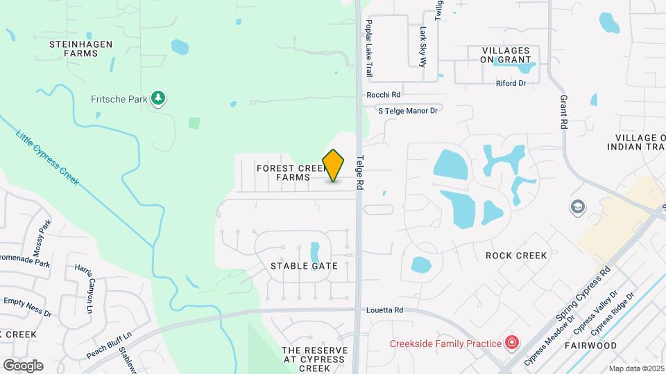15334 Forest Creek Farms Dr Map and Location Details