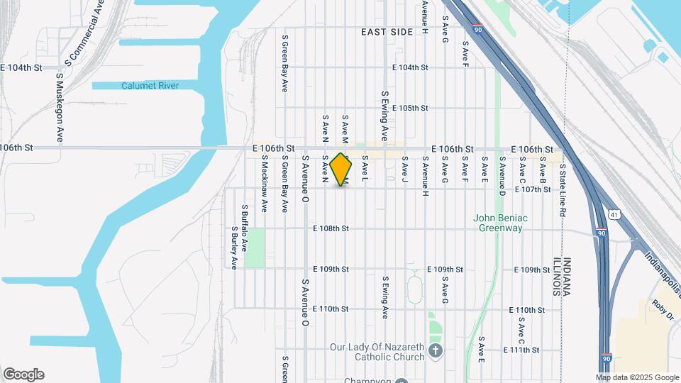 10700 S Ave M Map and Location Details