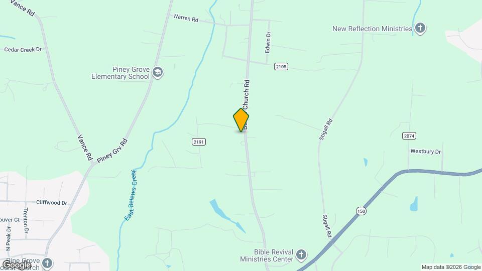 2580 Bethel Church Rd Map and Location Details