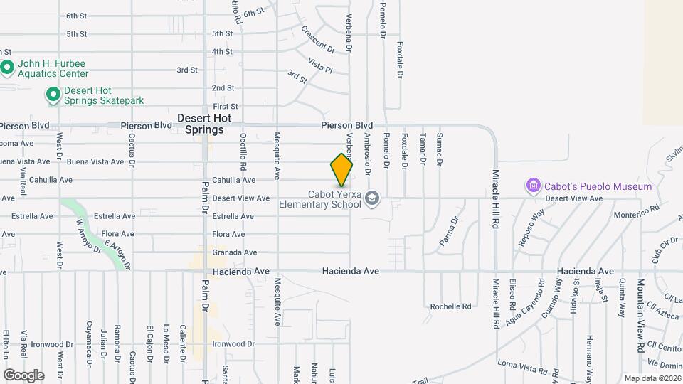 66970 Desert View Ave Map and Location Details