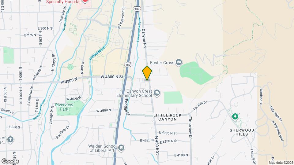 4787 N Canyon Rd Map and Location Details