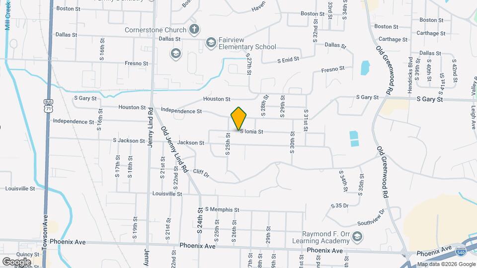 2510 S Ionia St Map and Location Details