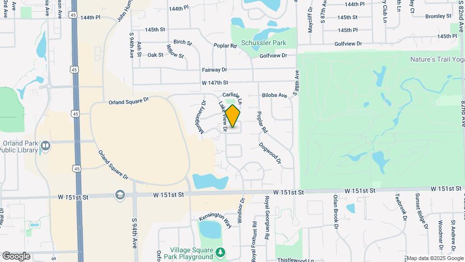 9104 Lincoln Ct Map and Location Details