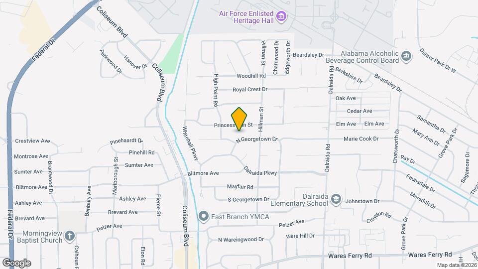 3555 N Georgetown Dr Mapa y Detalles de la Ubicación